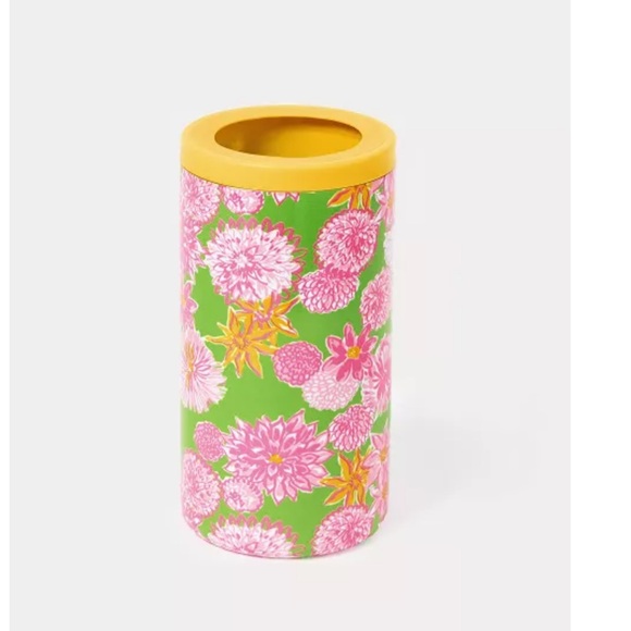 Lilly Pulitzer Insulated Can Cooler GWP Seaside Garden - Picture 1 of 1